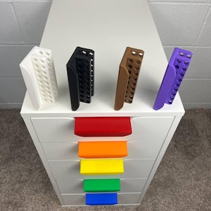 IKEA Inspired Alex Drawer Handles | Organize your Desk or Office Setup | Multiple Color 3D Printed Drawer Pulls IKEA Hack | Customized Gamer