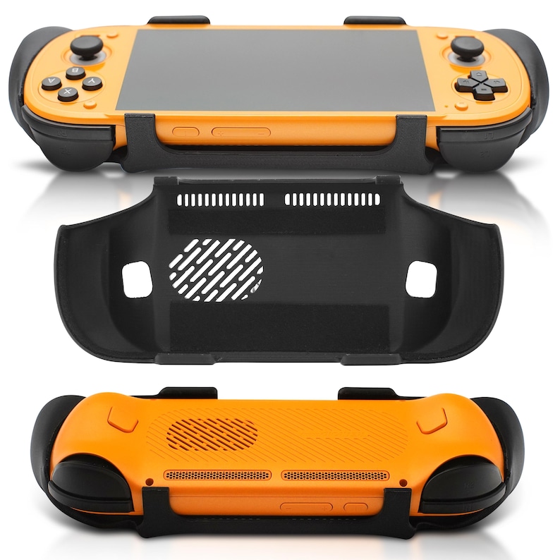 Grip voor Retroid Pocket 6-greep 2-in-1 omkeerbare schermafdekking en dikke comfortabele hoes met vilt omslag Ergonomische RP6 handheld 2n1 van JCSFY afbeelding 9