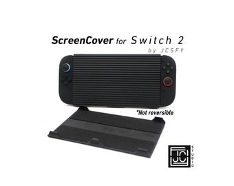 Travel Screen Cover for Switch 2 Console with Felt Lined Interior Clip-On Locking Shield for Safe Transport Storage Backpack Safe by JCSFY