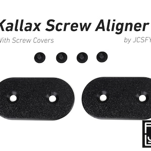 Kallax Screw Connectors & Caps | 2 Aligners + 4 Screw Caps | Hold Kallax Shelves Tight Together | Screw Cover Caps Shelf Cubes Aligner IKEA
