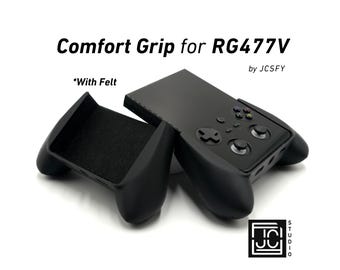 Grip for Anbernic RG477V Thick Comfort Grip with Felt Wrap Ergonomic Vertical Handheld Slide-On Handheld Thick Custom by JCSFY