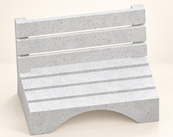 Planter Pal Bench Add-On, Mini Display Seat for Character Planters, Shelf and Desk Accessory from JCSFY