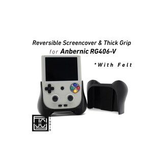 Impugnatura Ergonomica In ABS Per Anbernic RG405V E RG406V – Bianca, Leggera E Antiscivolo Per Lunghe Sessioni Di Gioco