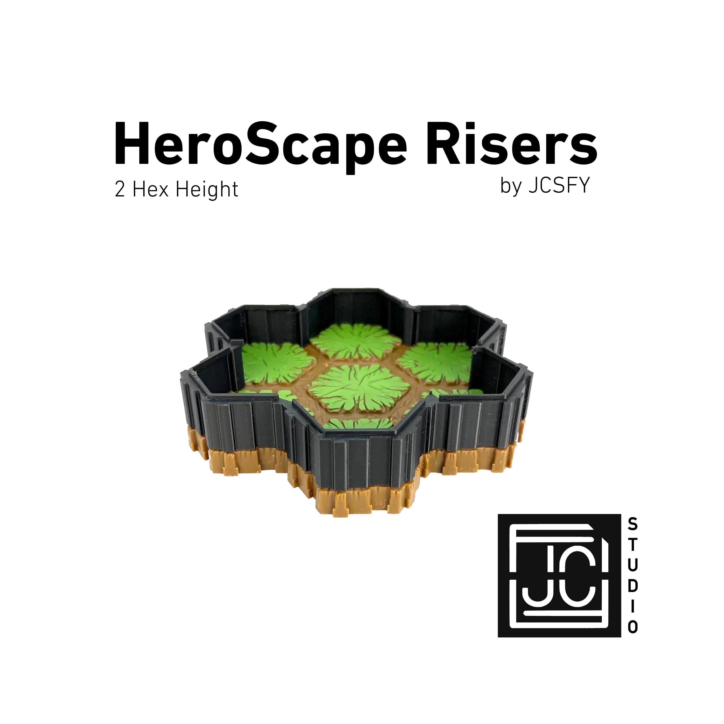 heroscape card sleeves catching designs are printed directly onto the sleeves Hero Scape Riser Pieces Pack