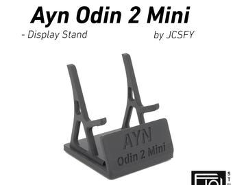 Soporte de exhibición para Ayn Odin 2 Mini O2Mini con espacio de carga/Estante para consola de juegos retro compatible con empuñaduras JCSFY