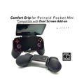 Grip for Retroid Pocket Mini | Compatible with Retroid Dual Screen Add On Thick Comfort Grip with Felt Wrap Ergonomic RPMini Handheld JCSFY
