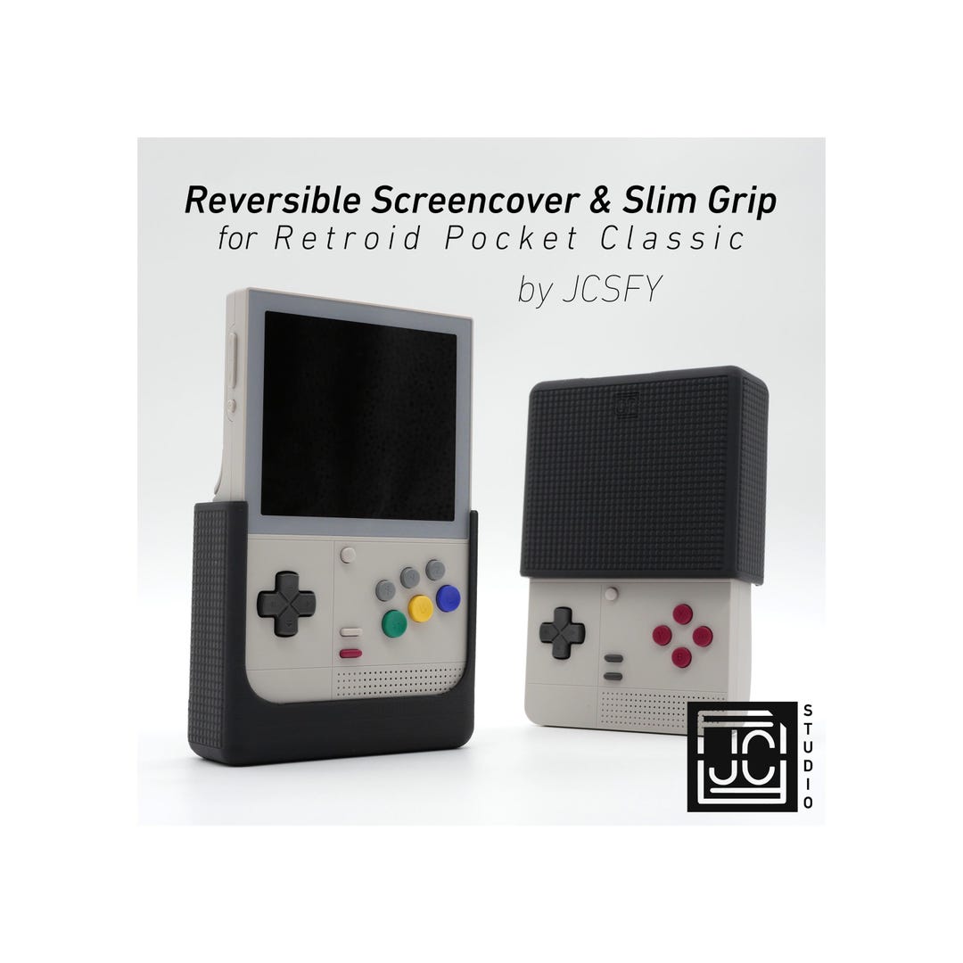 Grip for Retroid Pocket Classic Reversible Screen Cover Slim Chin
