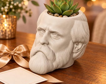 Rutherford B. Hayes Head Planter, President Plant Pot, Spiegel Grove History Gift, About 5 Inches by JCSFY