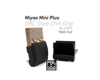 Grip for Miyoo Mini Plus Reversible Screen Cover GBC Style Chin Grip Felt Screen Protector Textured Back Pattern by JCSFY