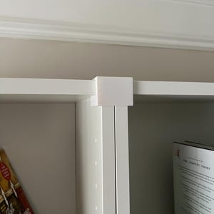 IKEA Billy Bookshelf Hook Clip Aligner Shelf Straightener | White Black Walnut Gray IKEA Bookshelves | Pressure Fit Tool | One Top Aligner