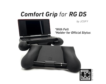 Grip for Anbernic RGDS Dual Screen Device Thick Comfort Grip with Felt Wrap Ergonomic RG Ds Handheld Custom by JCSFY