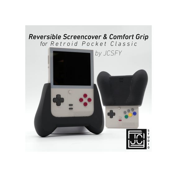 Grip for Retroid Pocket Classic Reversible Screen Cover Comfort