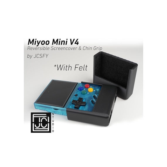 Grip for Miyoo Mini V4 Reversible Screen Cover Chin Grip Felt