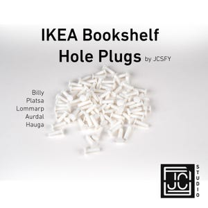 120+ Ikea Billy Bookshelf Hole Plugs Pack Cover Caps White Wardrobe Half Size Black Billy Book Shelf 3.5mm Plug Lommarp Platsa Aurdal Hauga