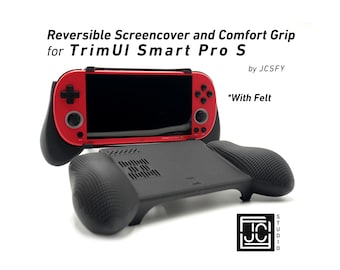Grip for Trimui Smart Pro S Comfort Grip 2-in-1 Reversible Screen