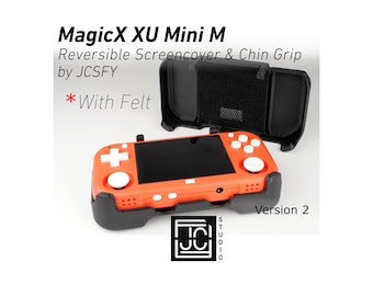 Grip for MagicX XU Mini M Grip 2-in-1 MINI M Screen Cover Reversible Comfort Grip Felt Lining Case with Felt Wrap Ergonomic Handheld JCSFY