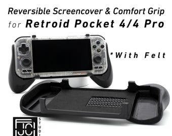 retroid pocket 4 pro ブラック +専用グリップ Retroid Official Grip for RP4/4Pro – Retroid Pocket