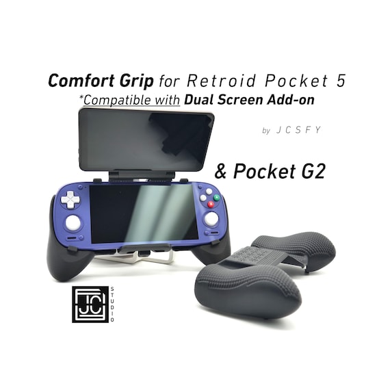 Retroid Pocket 5 & G2用グリップ | Retroidデュアルスクリーン