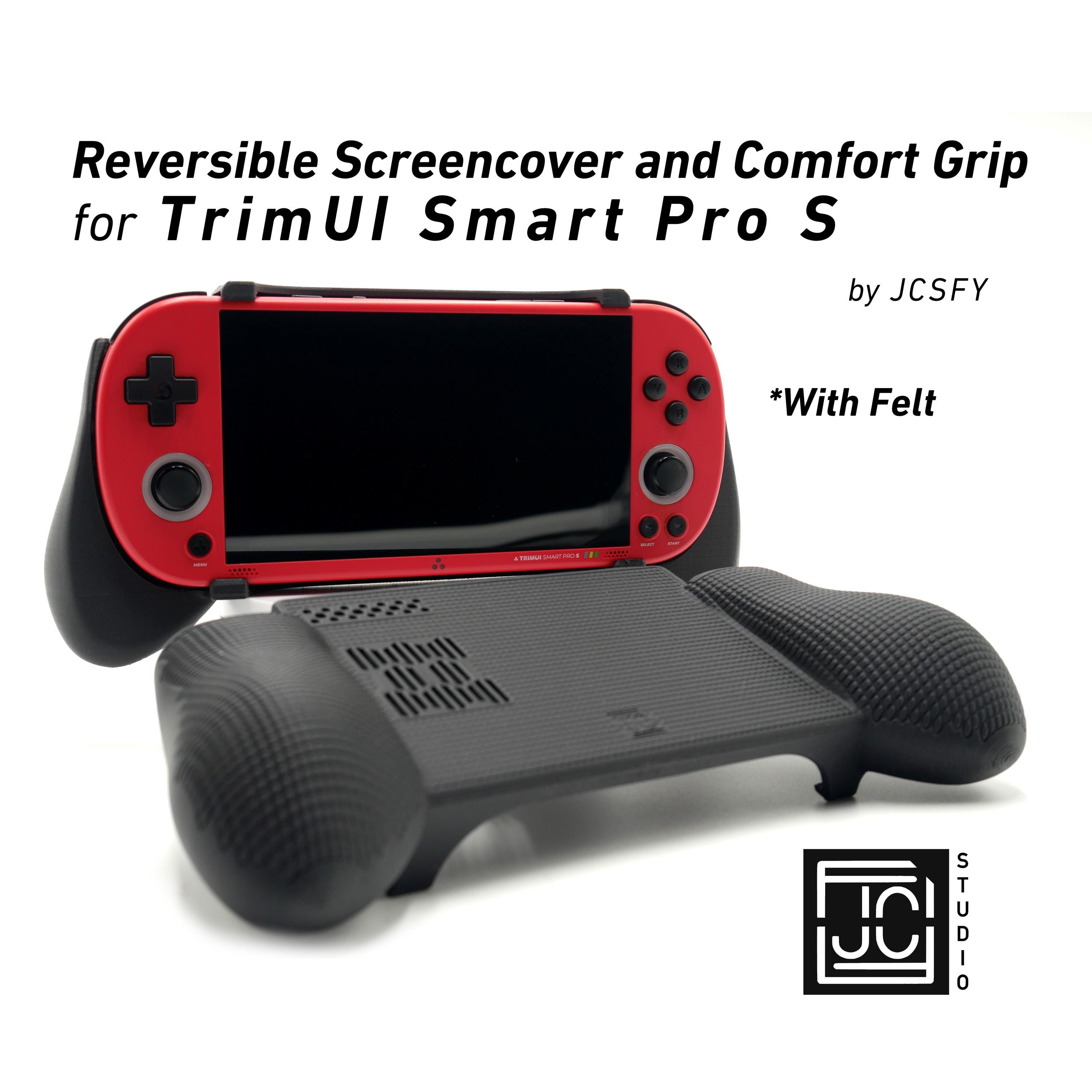 Grip for Trimui Smart Pro S Comfort Grip 2-in-1 Reversible Screen