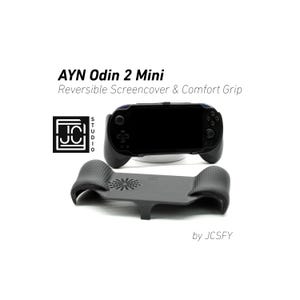 Grip for Ayn Odin 2 Mini Grip 2-in-1 Reversible Screen Cover & Thick Comfort Grip Case Ergonomic Odin 2 Mini Handheld 2n1 Deluxe by JCSFY