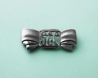 Vintage Monocraft Initial Brooch: 1930s, Monogram Pin - Etsy Australia