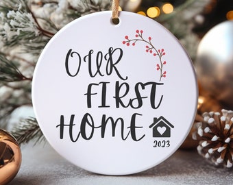 First Home Ornament, Our First Home, New House Gift, Our First Home Ornament