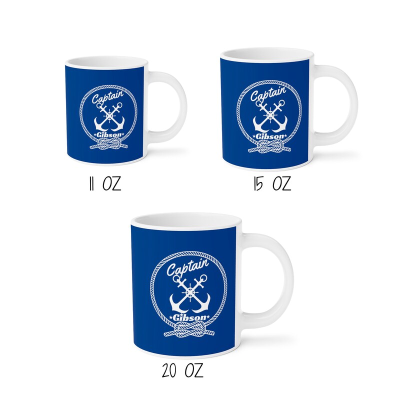 Coffee Mug Captain Gifts Personalized Ceramic Captain Personalized