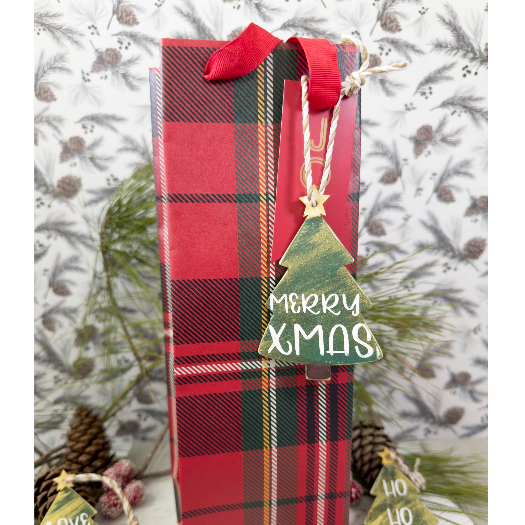 Christmas Gift Tags, Holiday Gift Tags, Gift Tags, Gift Decor, 3D Gift