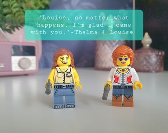 Set de minifiguras LEGO® de Thelma y Louise: Regalo de película de culto