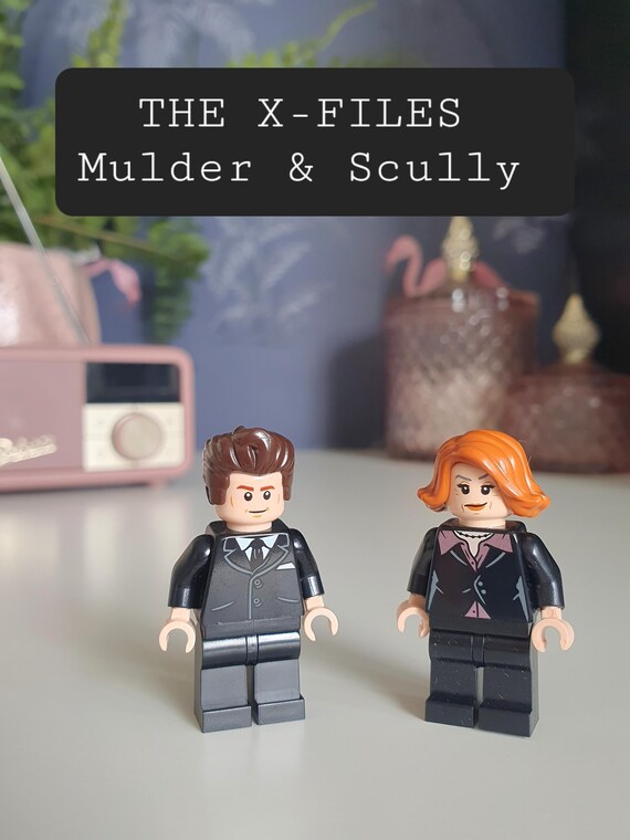 The X-files Mulder & Scully Minifigure Set, Cult TV Gift - Etsy