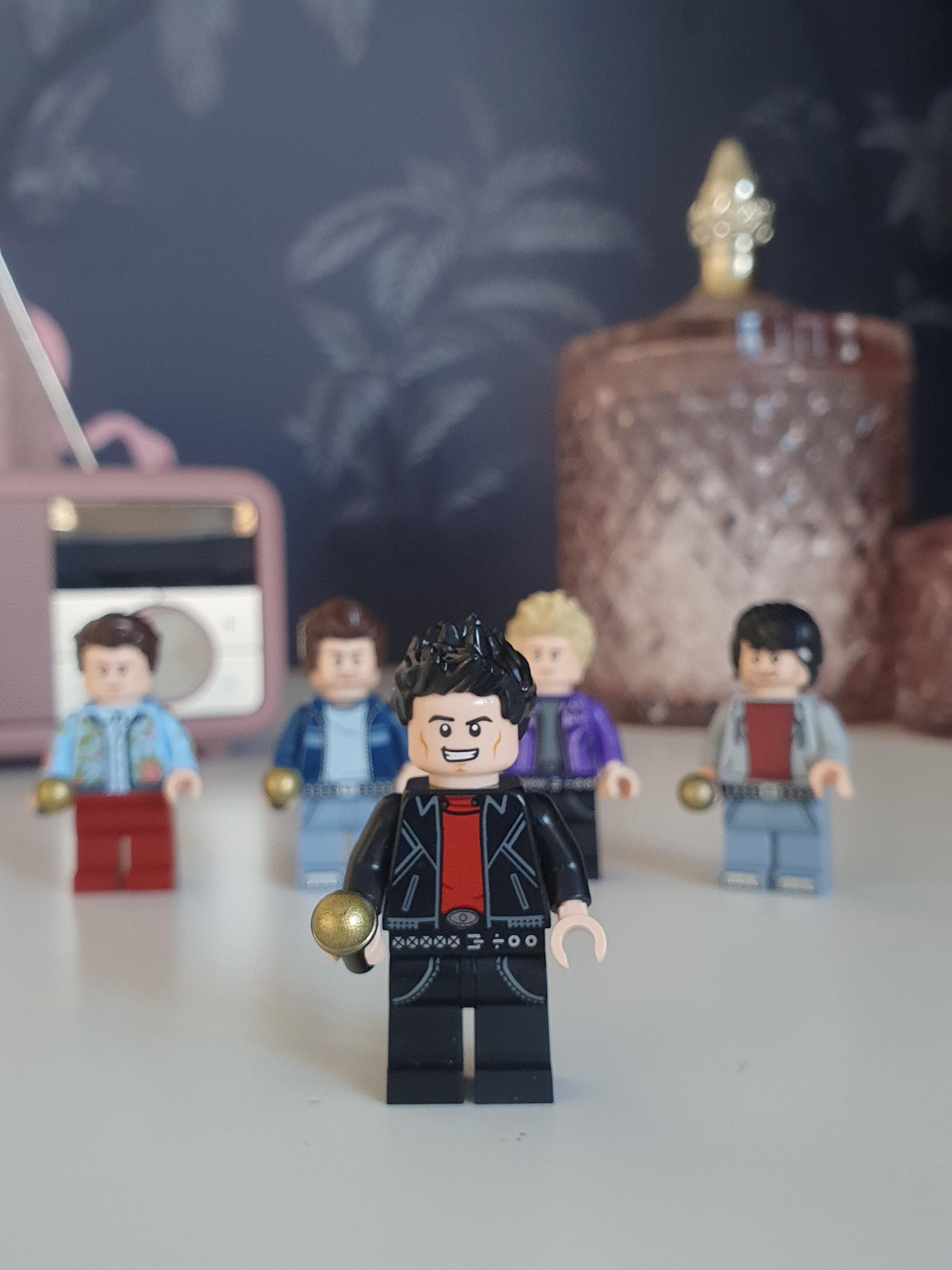One Direction Custom Minifigure Set, Handmade Lego Pop Music