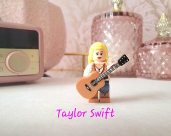Taylor Lego® country/pop music custom minifigure.