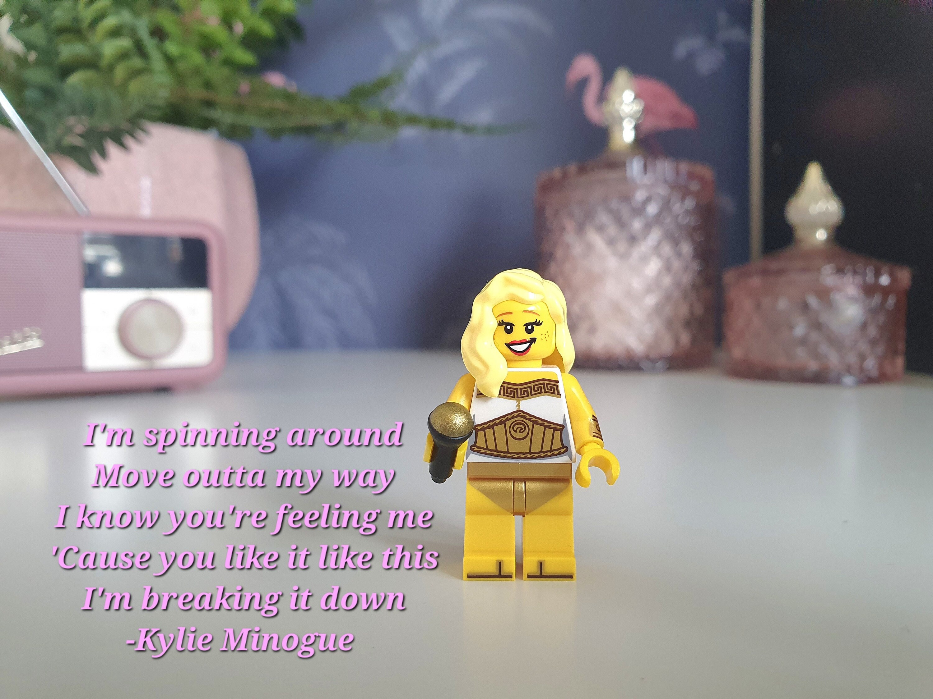 Kylie Minogue LEGO® Minifigure Keychain: 1980s Pop Music Gift - Etsy
