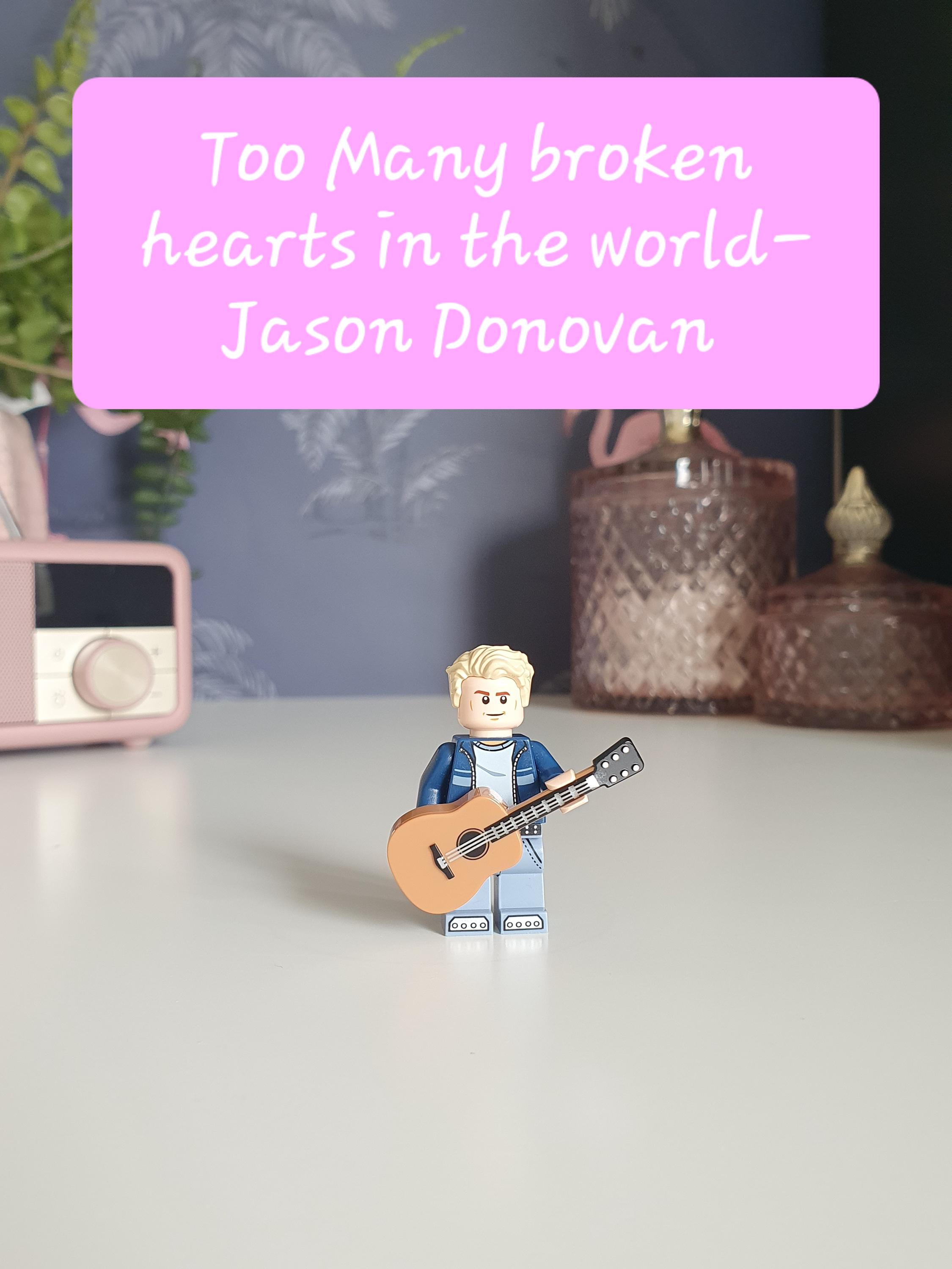 Jason Donovan LEGO® Minifigure Keychain: 1990s Pop Music Gift - Etsy