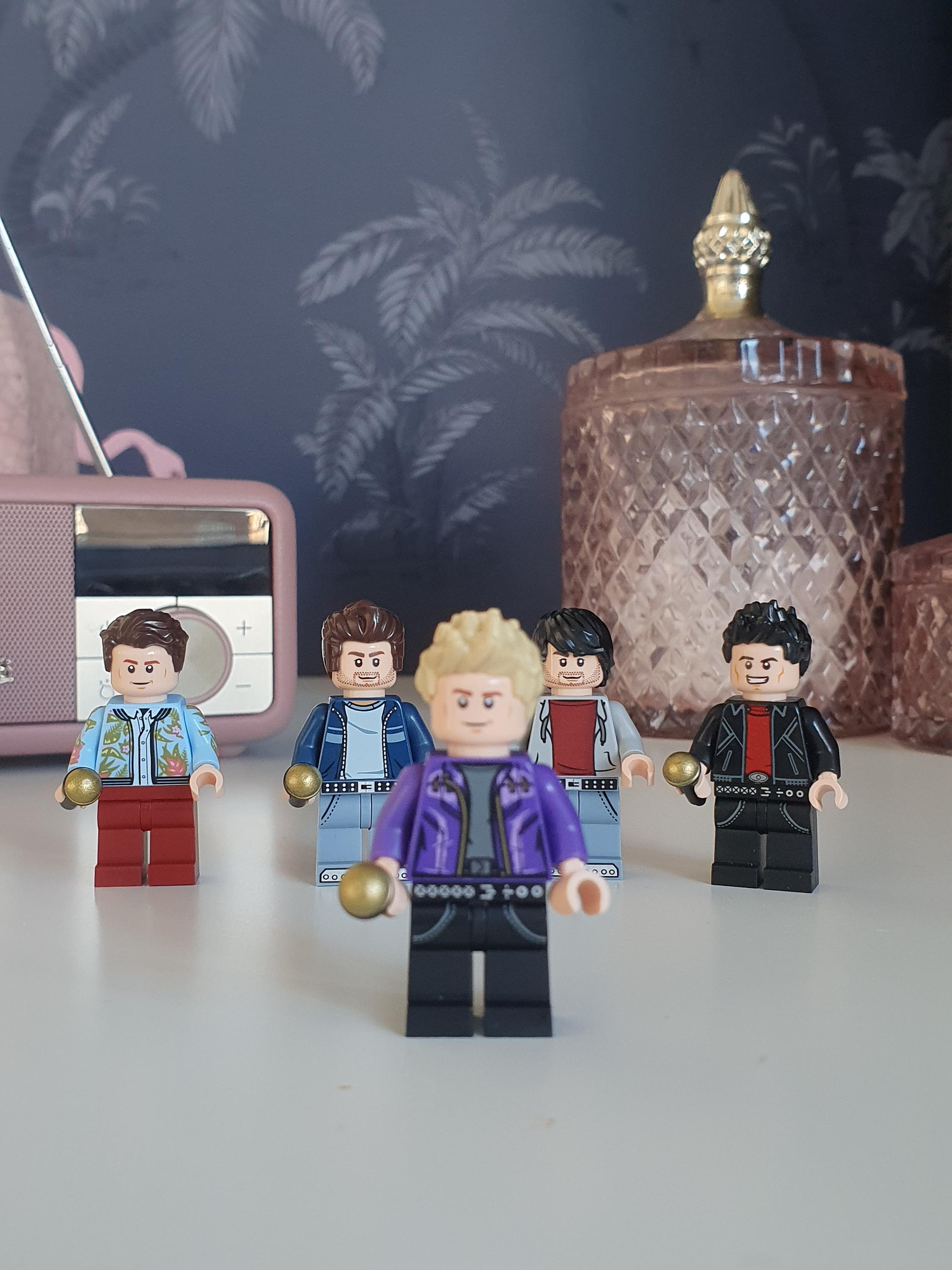 One Direction® Custom Made Minifigure Set. Harry Styles, Liam Payne ...
