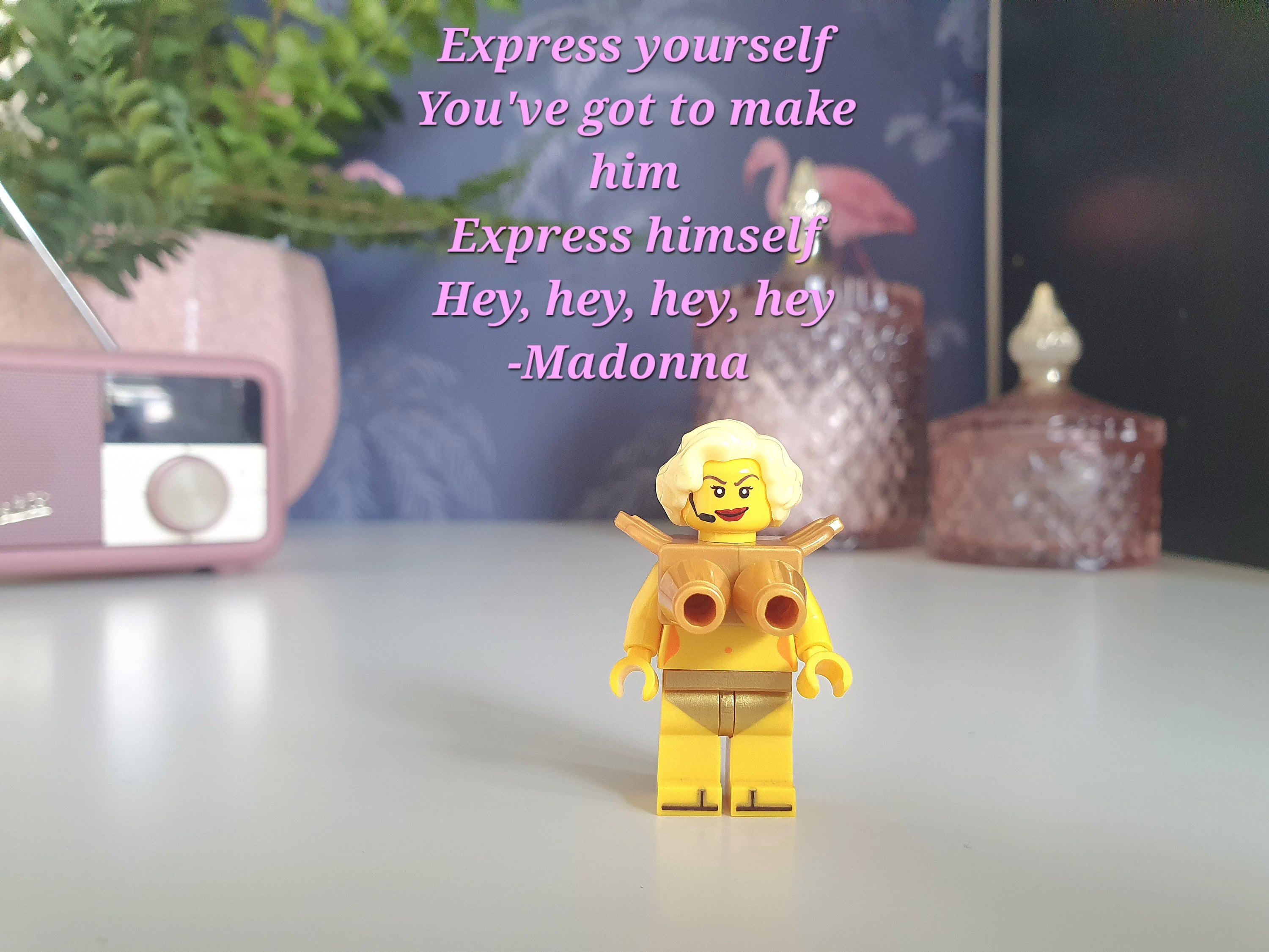 Madonna Custom Minifigure Keychain: 1980s Pop Music Gift - Etsy