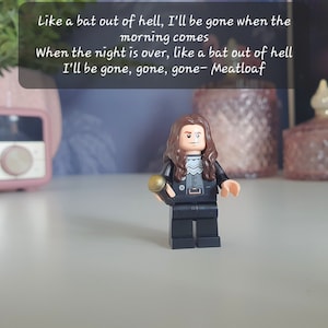 Meatloaf® Rock n Roll benutzerdefinierte Minifigur Meatloaf® Schlüsselanhänger Rock n Roll Geschenke für Musikliebhaber Rock n Roll Liebhaber