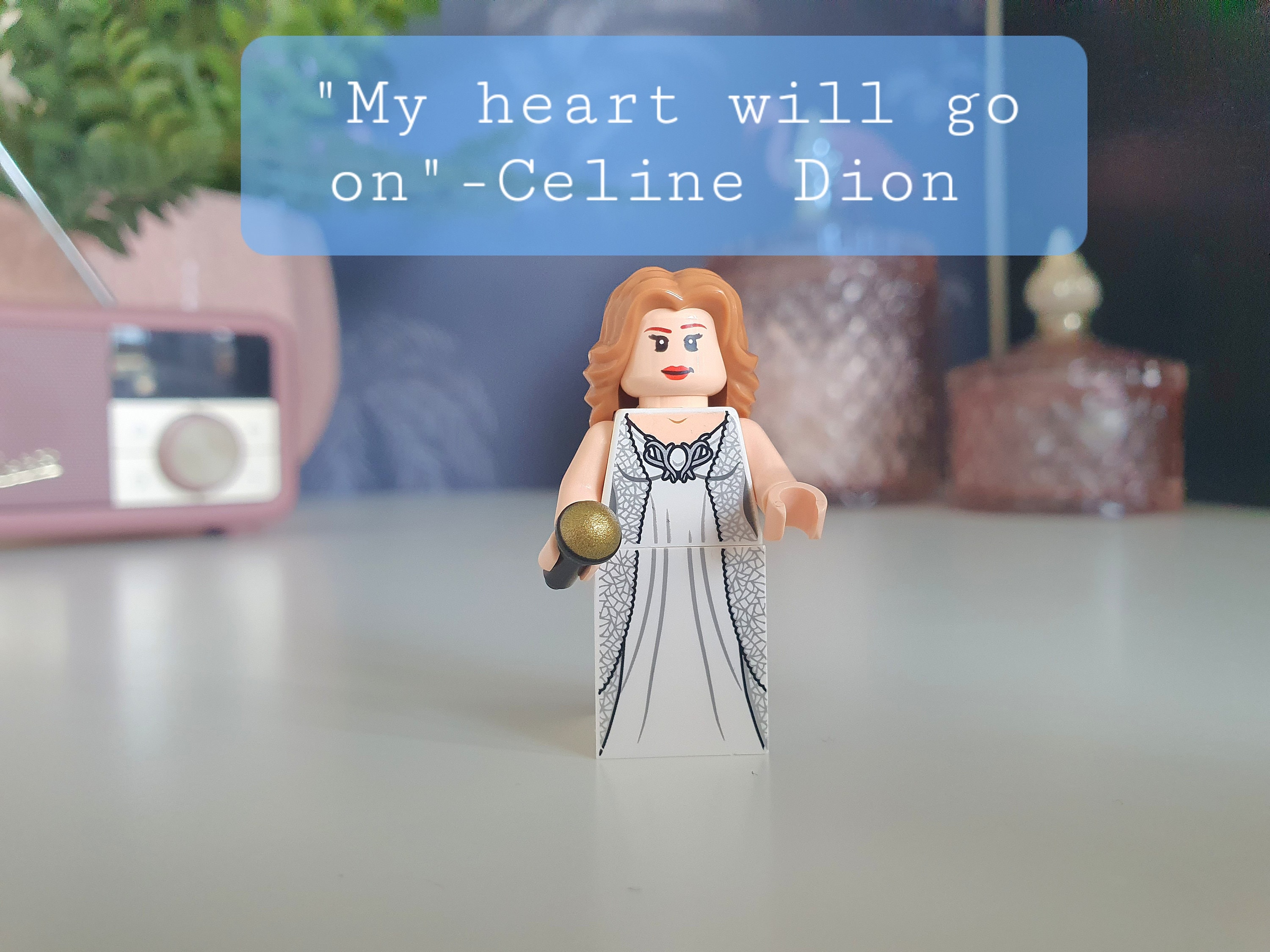 Celine Dion® Pop Music Custom Celine Dion® Keychain or