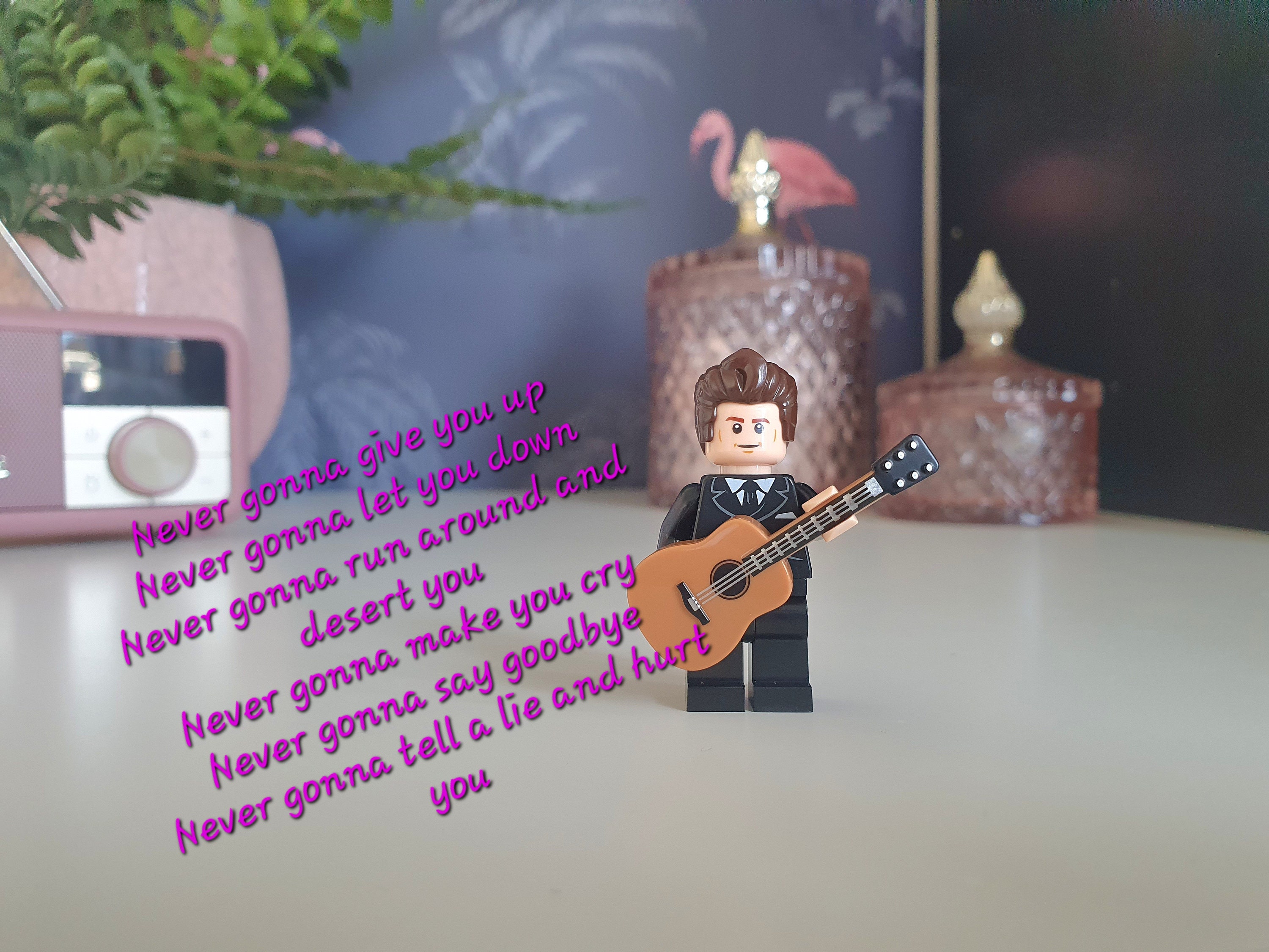 LEGO Version of Rick Astley's 'Never Gonna Give You Up' Music