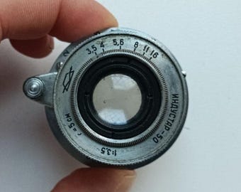 Lente Industar - 50 INDUSTAR - 22 F 3.5 / 50 mm Copia Leica Montura m39 Zorki FED LTM