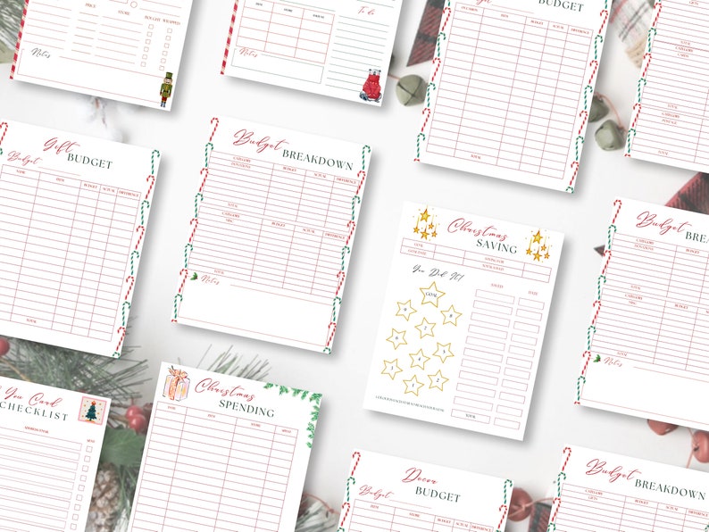 Printable Christmas Budget Planner Budget Planner Holiday - Etsy