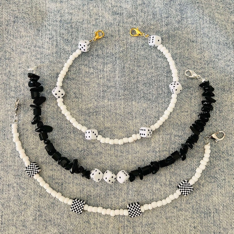 Checkered Hat Chains - Etsy