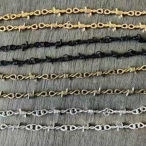 Barbed Wire Hat Chain: Edgy Trucker Hat Accessory