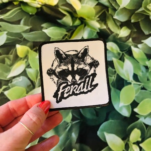 Ferall - Sublimation Patches- Trucker Hat Patch- Hat Patch- Custom Patches- Funny Patches