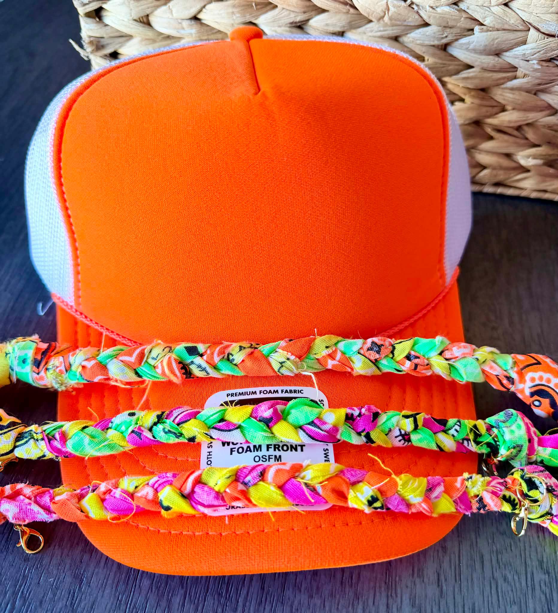 Bandana Trucker Hat Chains - All Colors & Designs- Neon- Camo - Etsy