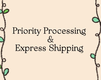 Priority Processing & Express Shipping