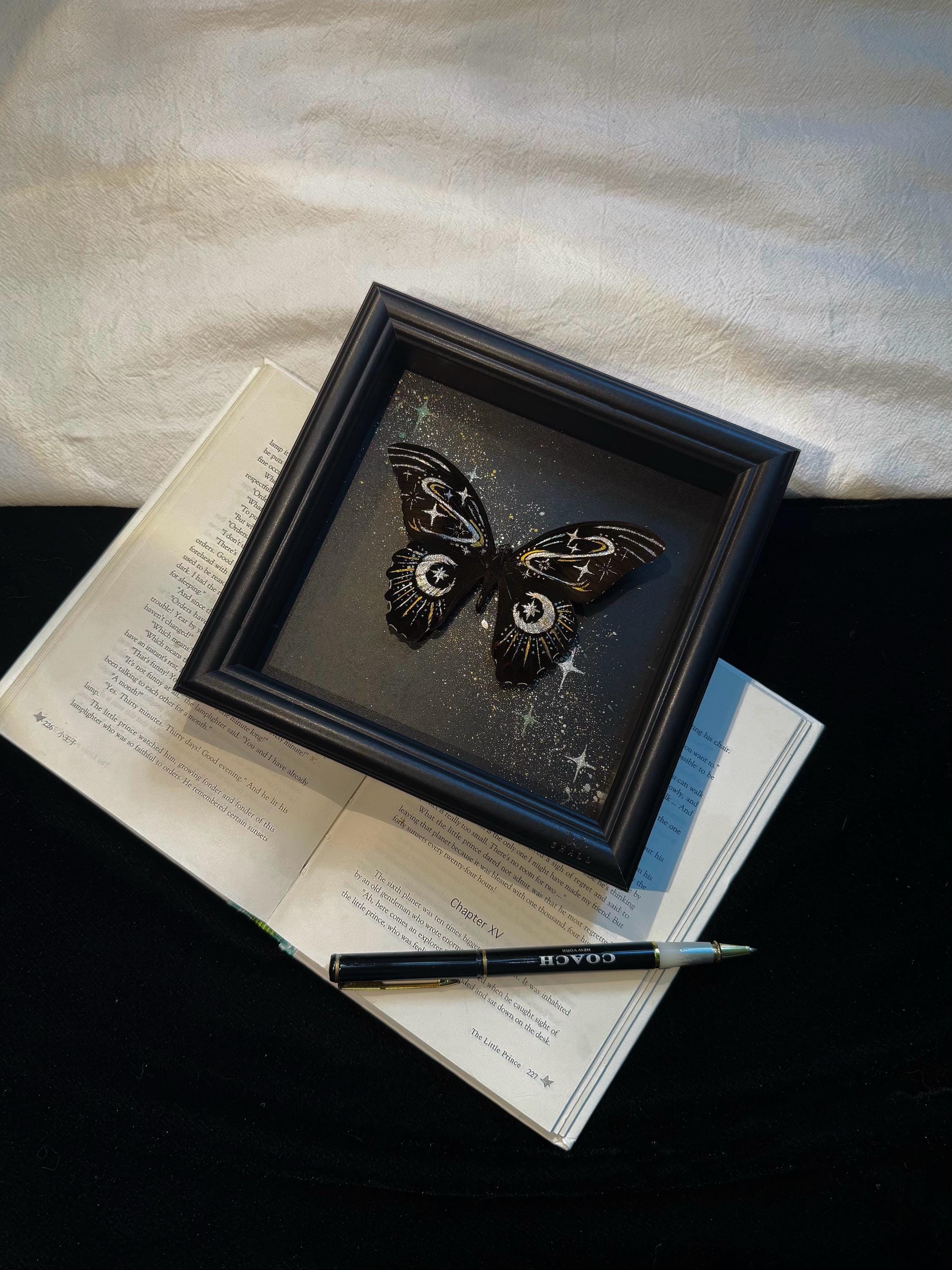 Celestial Butterfly Shadow Box: Gothic Mystical Wall Art - Etsy Australia