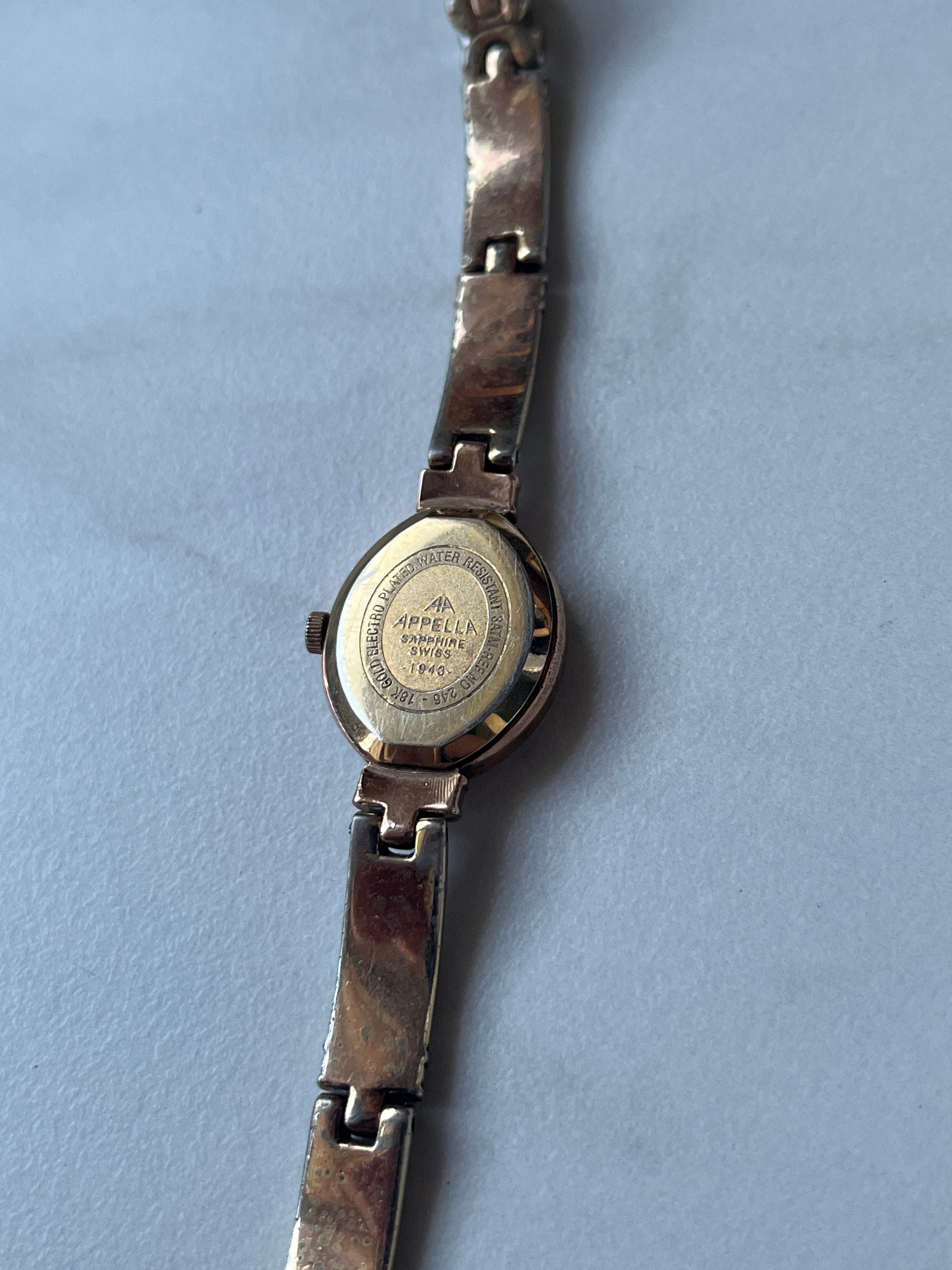 Appella 18k solid gold watch price store