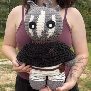 The Wraith Crochet Plushie | Horror Character Amigurumi Plush | Dead by Daylight Crochet Killer Plushie | Horror Slasher DBD Killer Plush