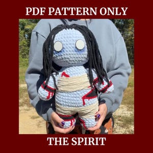 The Spirit Crochet Pattern | Dead by Daylight Horror Amigurumi Pattern | Horror Game Crochet Pattern | Crochet DBD Killer Pattern